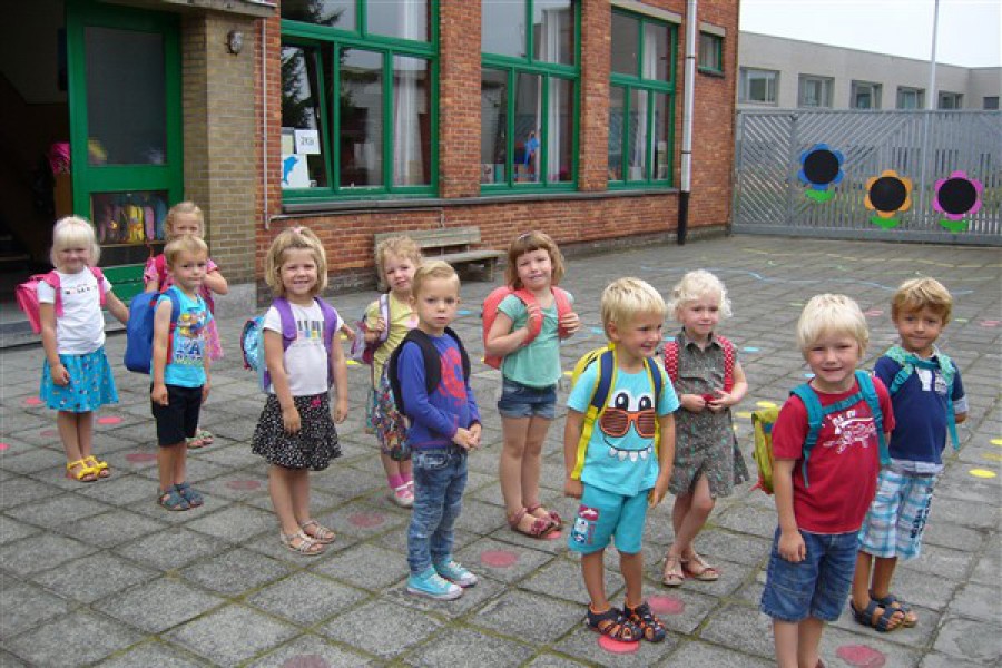 De eerste schooldagen in K2a