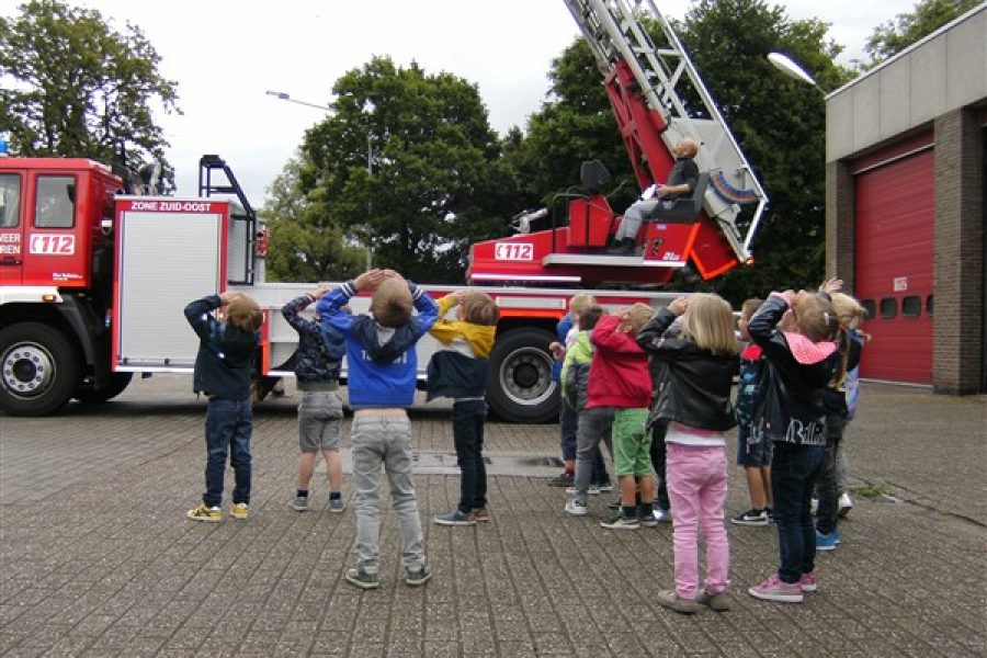 Op bezoek in de brandweerkazerne van Wetteren!